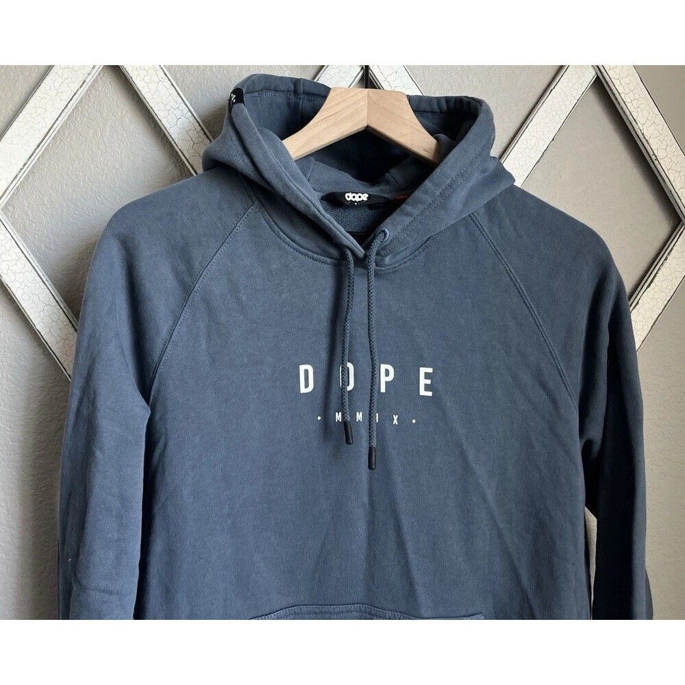 Dope Common Peak 22 Men's M Hoodie Mountain Range Graphic - Picture 3 of 8